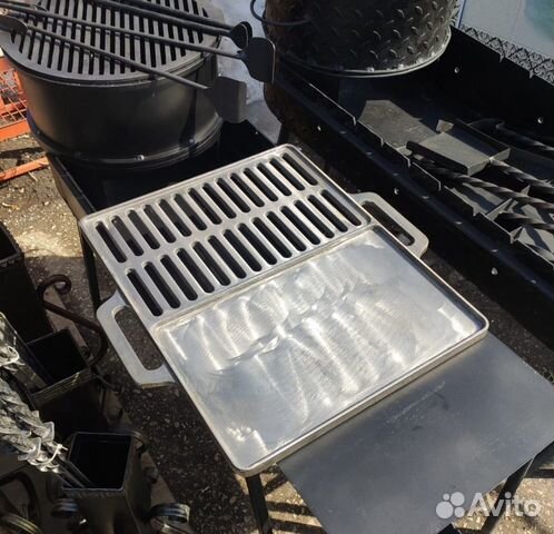 Решетка - гриль комбинированная. Чугунная