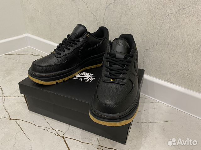 Кроссовки Nike Air Force 1 Luxe low Black Gym