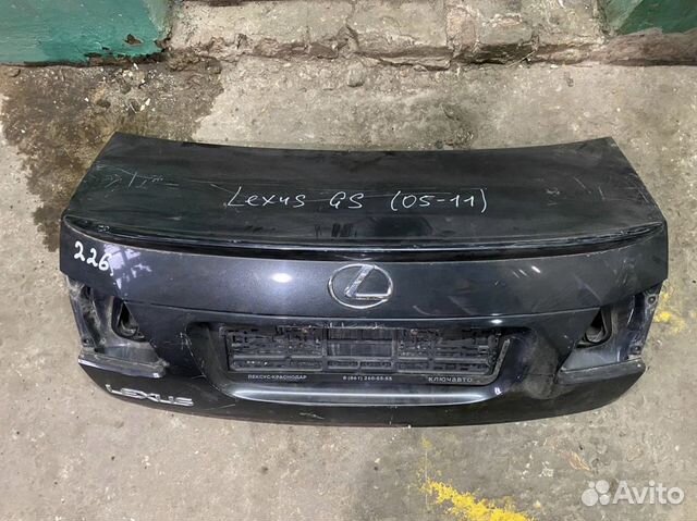 Крышка багажника lexus GS