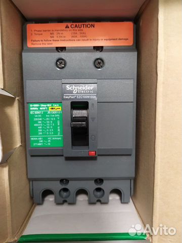 Schneider Electric EZC100N3100 TMD - 100 A