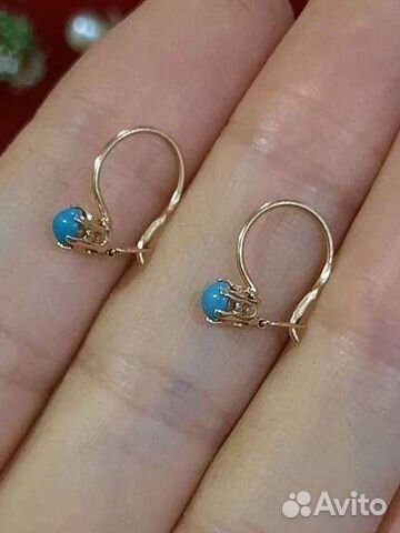 Золотые серьги детские