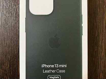 Кожаный чехол Apple iPhone 13 mini MagSafe Sequoia
