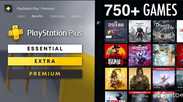 Подписки PS Plus Extra,Deluxe, Игры+отзывы
