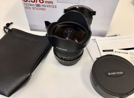 Новый объектив Samyang 8 mm f/3.5 Fish-eye (Canon)