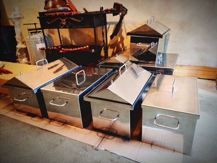 Коптильни горячего копчения нержавейка