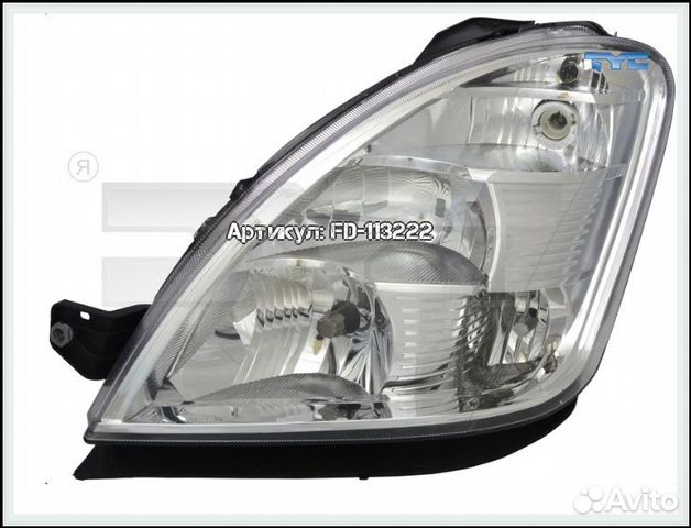 Фара левая с корректором Iveco Daily 4 поколение