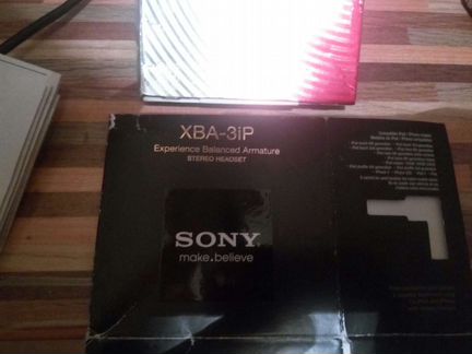 Арматурные наушники Sony XBA-3