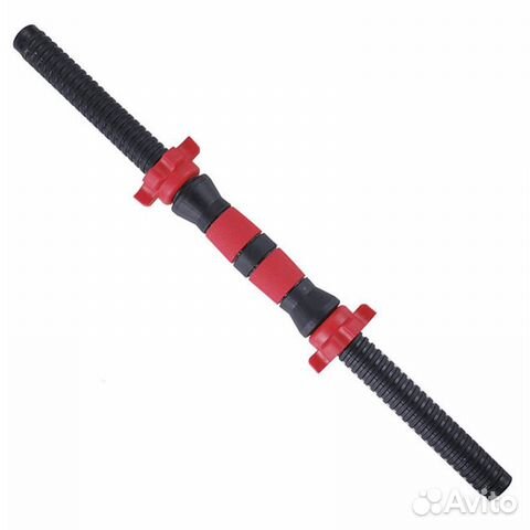 Гриф гантельный Voitto 45 см (металлопластиковый)