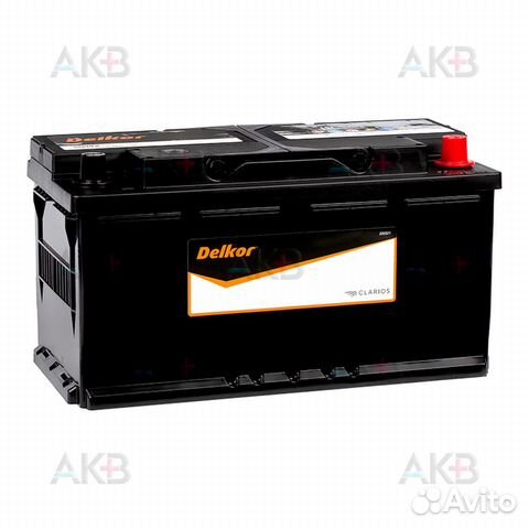 Аккумулятор автомобильный Delkor 60044 (100R 800A