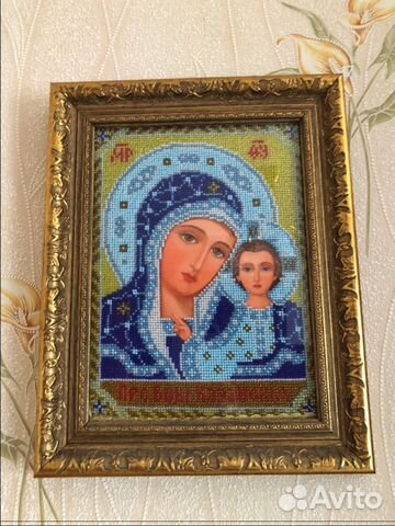 Продам иконы вышиты бисером