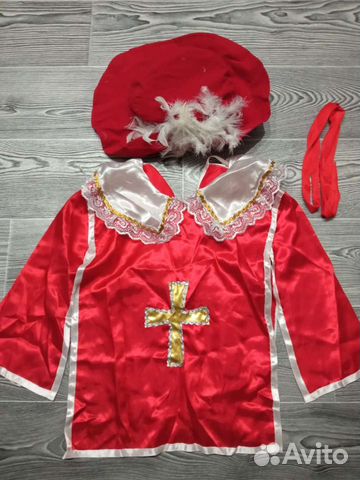 Новогодний костюм мушкетёр