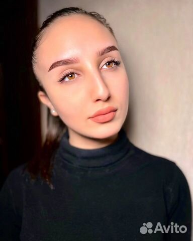 Модель на брови и ламинирование ресниц