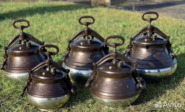 Афганские казаны с гарантией чёрные, двухцветные