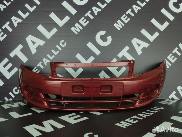 Бампер Гранта 2190 передний Красный 2012 г