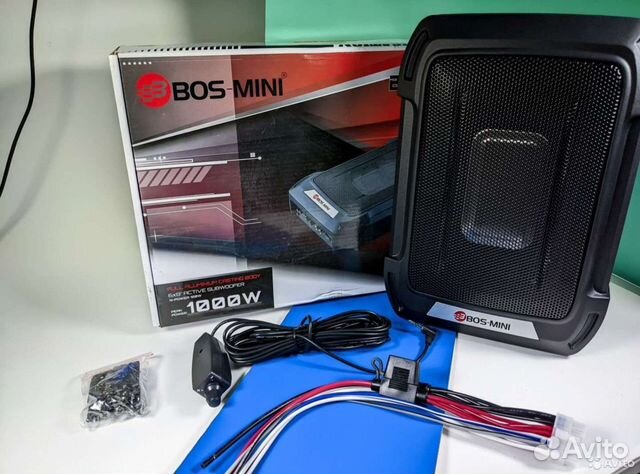 Саб бос мини и провода для подключения купить в Москве | Авито