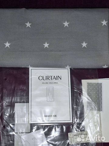 Штора звёздочка hm home 120 на 250
