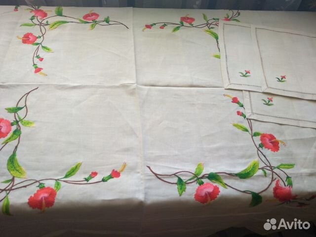 Скатерть и салфетки СССР