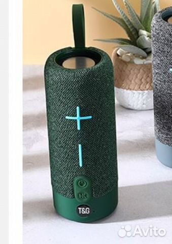 Беспроводная портативная колонка TG зелёная
