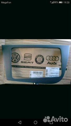 Рамка 2 din. Seat