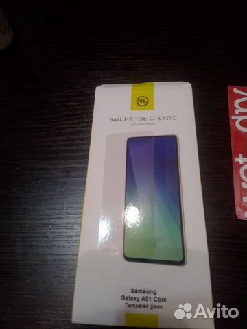 Защитное стекло на Samsung galaxy A01 Core