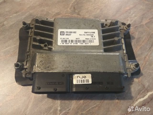 Эбу двигателя Шевроле Круз 1,8 АКПП 25186182 купить в Москве GENERAL ...