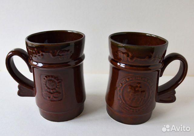 Две латвийские пивные кружки