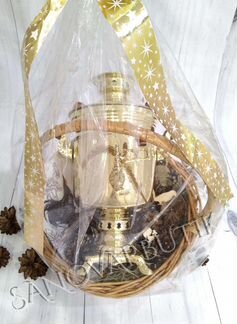 Тульский самовар на дровах к празднику