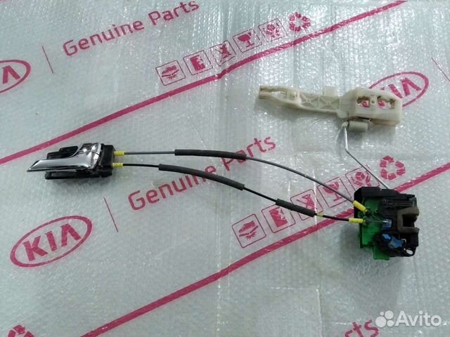 Kia Rio 3. Замок и ручка задней правой двери