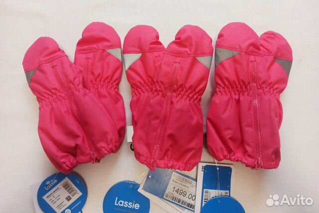 Новые Варежки Краги Lassie Лэсси, р. 2