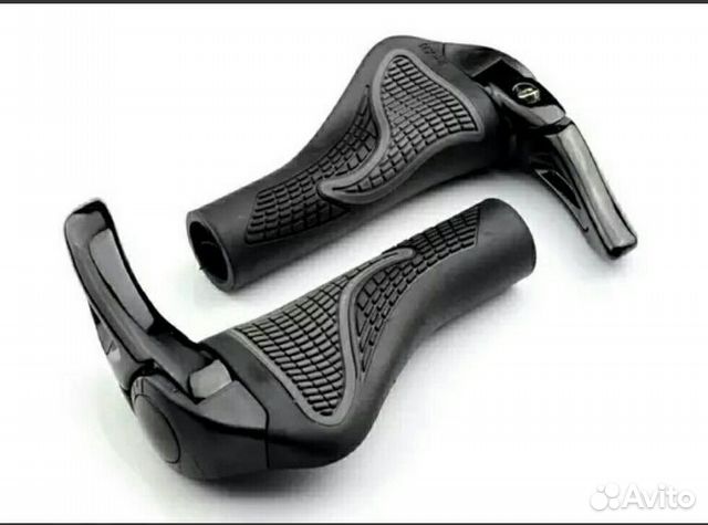 Эргономичные грипсы с рогами вело