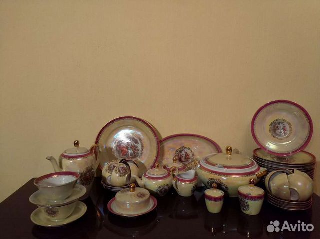 Сервиз Мадонна столовый и чайный 92 предмета (гдр)