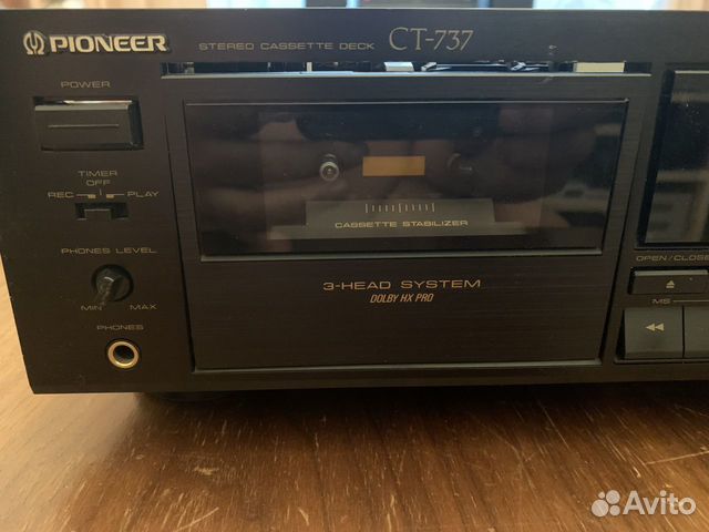 Кассетная дека Pioneer CT-737 220В Japan