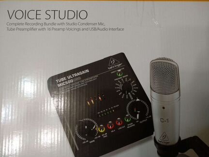 Behringer voice studio набор для подкастов
