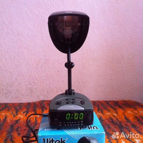 Лампа-ночник + радиочасы