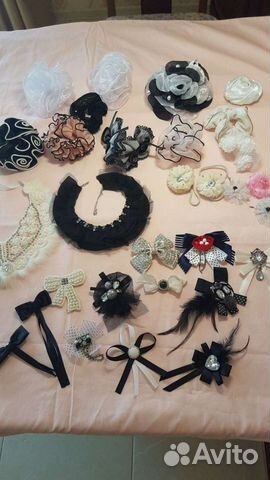 Банты,заколки, воротнички