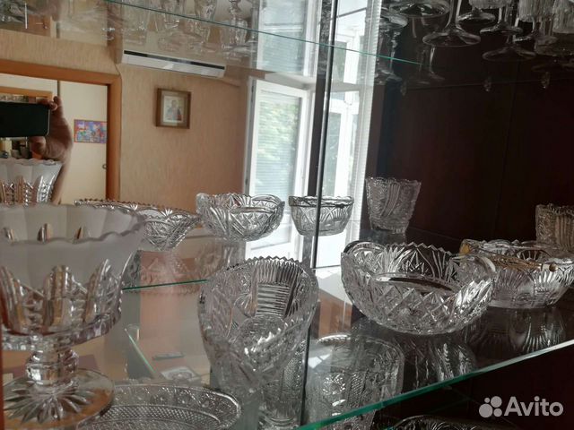 Хрусталь. Вазы. Блюда. Конфетницы. Отличное состоя