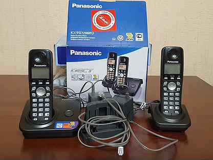 Телефон Dect Panasonic KX-tg7206ru