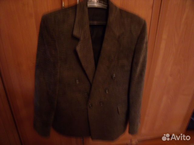 Двубортный пиджак мужской или для школьника 48 (M)