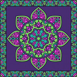 Алмазная вышивка мандала