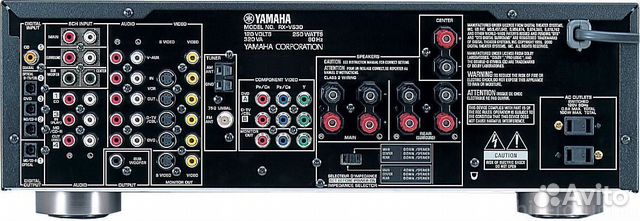 6.1 ресивер Yamaha RX-v530rds Black