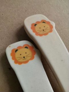 Детские ложка и вилка для прикорма, бамбук