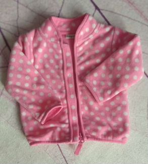 Кофта флисовая и брючки для девочки 80 см