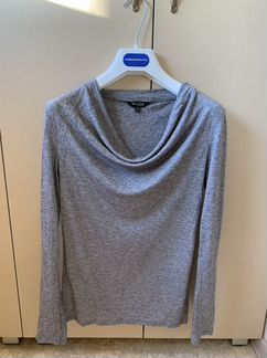 Massimo dutti водолазка из шерсти с вырезом лодочк
