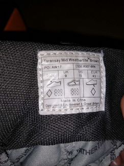 Треккинговые ботинки Karrimor Taransay uk 9, us 10