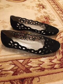 Замшевые балетки 39 размер