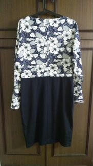 Платье с рукавом летучая мышь