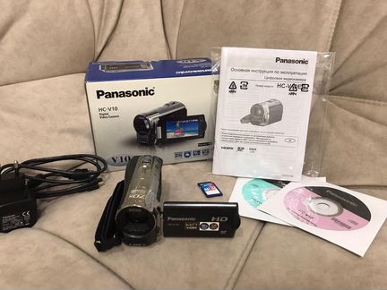 Видеокамера panasonic hc-v10