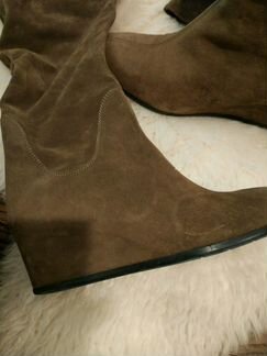 Ботфорты MY grey, Италия, размер 37,5
