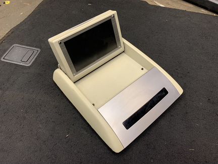 Infiniti fx35 fx45 монитор в потолок бежевый