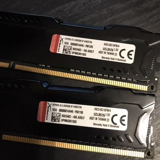 Оперативная память HyperX Fury 8гб